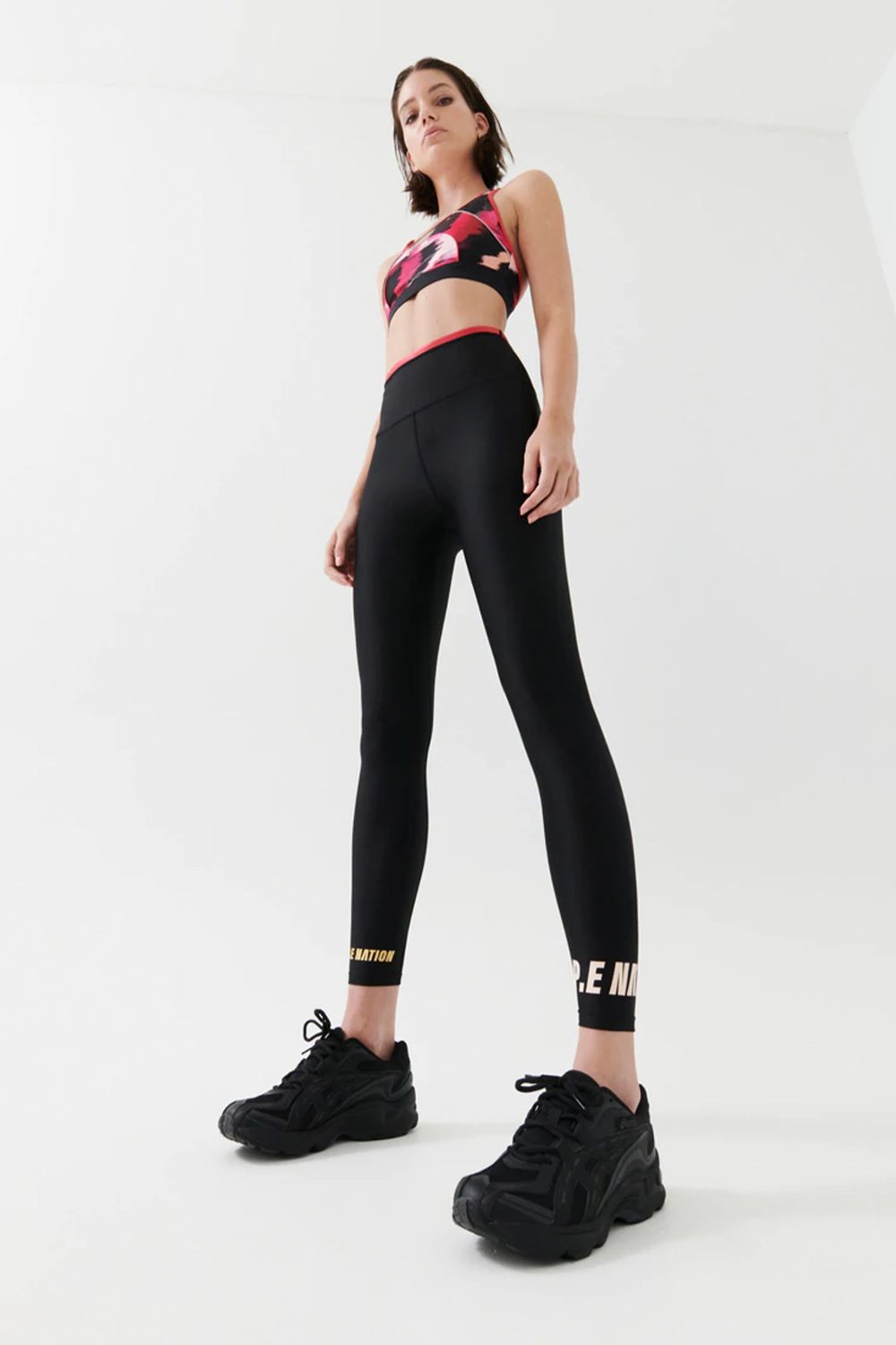 P.E NATION | Double Under Legging - Black Fashion